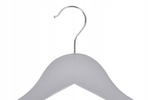 WIESZAK DREWNIANY SZARY NA UBRANIA WIESZAKI UBRANIOWE DREWNIANE 10 na Arena.pl