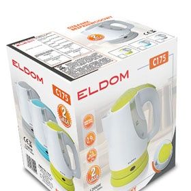 Czajnik ELDOM C175  poj. 0,9 litra - niebieski zdjęcie 12