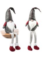 Skrzat świąteczny siedzący z długimi nogami – ozdoba bożonarodzeniowa