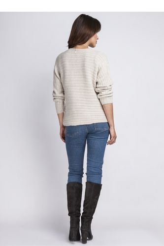 Sweter SWE089 Beige - MKM Beżowy L na Arena.pl