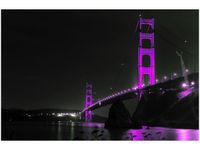 60X40CM VIOLET GOLDEN BRIDGE TANEL TEEMUSK OBRAZ