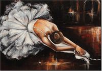 100 70CM OBRAZ PŁÓTNO BALETNICA PŁÓTNO RAMA