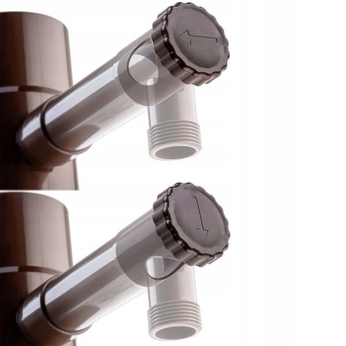 ZBIERACZ ŁAPACZ DESZCZÓWKI WODY DESZCZOWEJ Z RYNNY ZAWOREM CHWYTACZ 100mm na Arena.pl