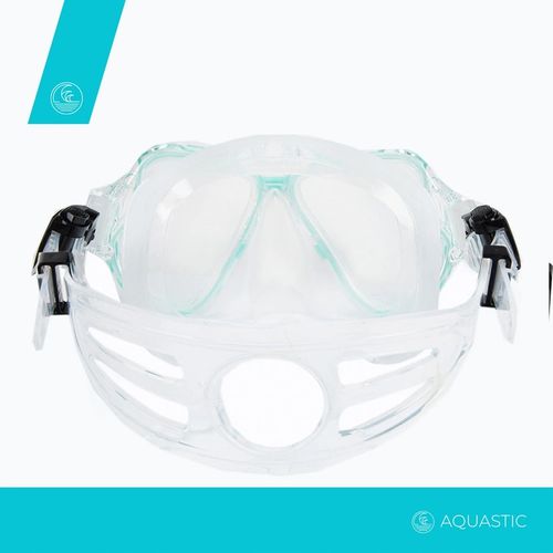 Zestaw do nurkowania AQUASTIC Maska + Fajka nieb. na Arena.pl