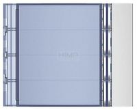 SFERA: Plakietka modułu z przyciskami - 4 przyciski -Aluminium Legrand 352041