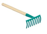 TUCHMET Grabie 8 zębowe z trzonkiem 80 cm