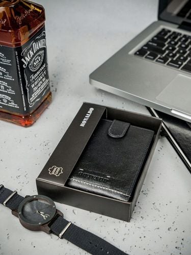 Portfel męski skóra z grawerem PREZENT dla brata na Arena.pl