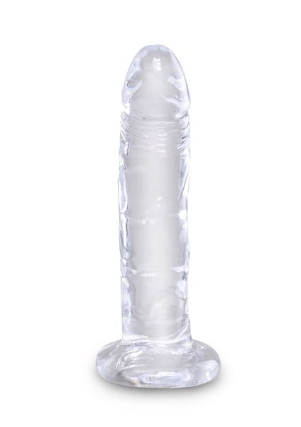 King Cock 6 Inch Cock Transparent zdjęcie 1