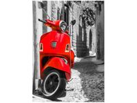 50X70CM KLASYCZNY SKUTER OBRAZ PION ŚCIAN