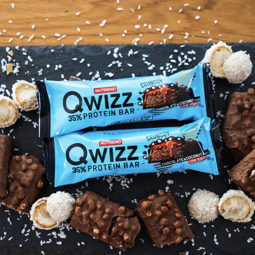Nutrend - Qwizz Protein Bar 60 g - czekolada i kokos na Arena.pl