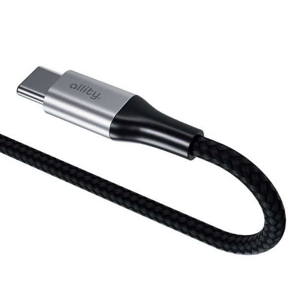 Allity kabel USB-C - USB-C 1,0 m 100W czarny zdjęcie 3