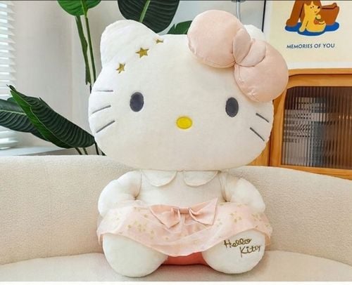 DUŻA MASKOTKA HELLO KITTY PLUSZAK PRZYTULANKA 45cm na Arena.pl