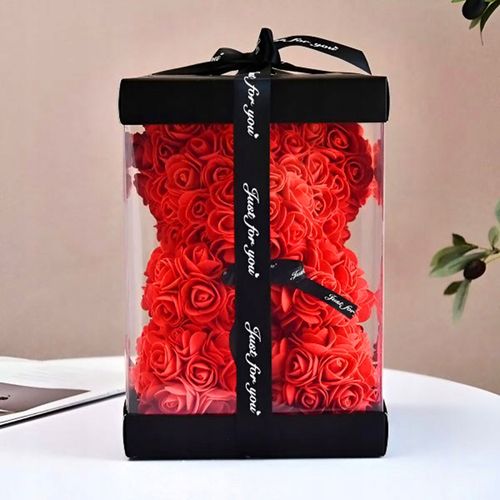 Prezent który mówi Kocham Cię Miś z róż 25cm na Arena.pl