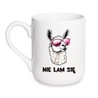 KUBEK "NIE LAM SIĘ" Wzór - Elegant Coffee 330 ml