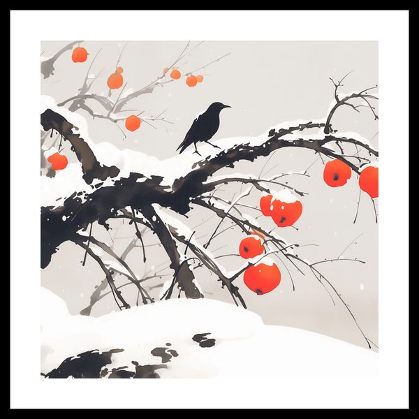 Plakat 50x50cm Wschodnia Akwarela zdjęcie 3