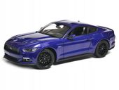 Ford Mustang GT 2015 model Welly 1:24 granatowy