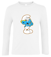 Koszulka z dł.rękaw. Smerfy