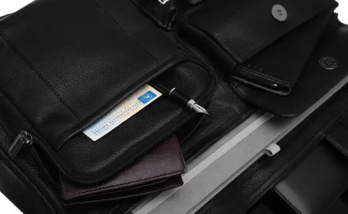 pojemna torba ze skóry naturalnej na laptopa 15 cali na Arena.pl