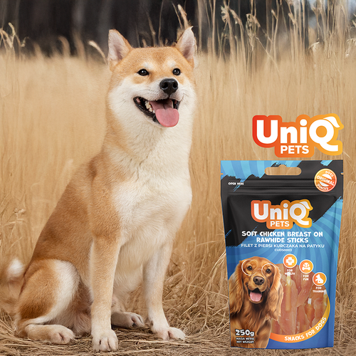 Przysmaki dla psa filet z piersi kurczaka WOOFERS 250g UNIQ PETS na Arena.pl