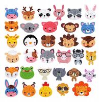 Haft Diamentowy dla dzieci Naklejki mozaika 33szt