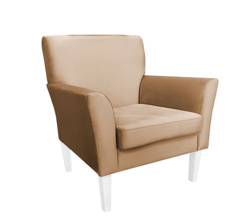 Fotel DENVER nogi białe MG06 na Arena.pl