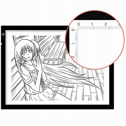 TABLET GRAFICZNY DO RYSOWANIA TABLICA LED DESKA KREŚLARSKA A4 + AKCESORIA na Arena.pl