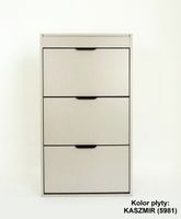 Szafka na buty do przedpokoju Carmona SM kolor: KASZMIR CZARNE UCHWYTY (NK)