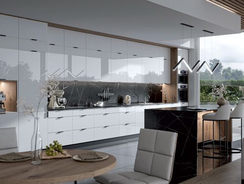 KUCHNIA KLASYCZNA KU-D60S3 Szafka 60 cm dolna fronty MDF frezowane na Arena.pl