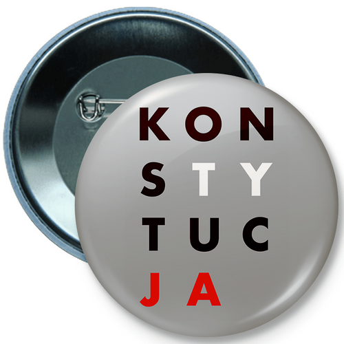 Button przypinka, pin KONSTYTUCJA na Arena.pl
