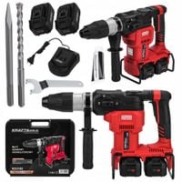 Młot udarowy sds plus 10j akumulatorowe 2x bateria 42v KD3192