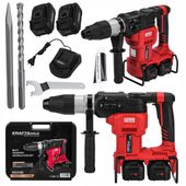 Młot udarowy sds plus 10j akumulatorowe 2x bateria 42v KD3192