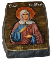 Ikona Święta Wiktoria wzywa się ją o modlitwę o deszcz