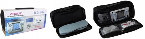 ELEKTROSTYMULATOR TENS EMS ELEKTRODY 3 RODZAJE+BAT na Arena.pl