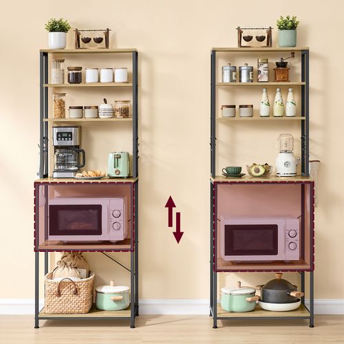 Szafka kuchenna organizer 60x40x167 cm dąb artisan loft na Arena.pl