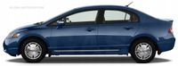 HONDA CIVIC SEDAN - Listwy CHROM na drzwi boczne dekoracyjne chromowane