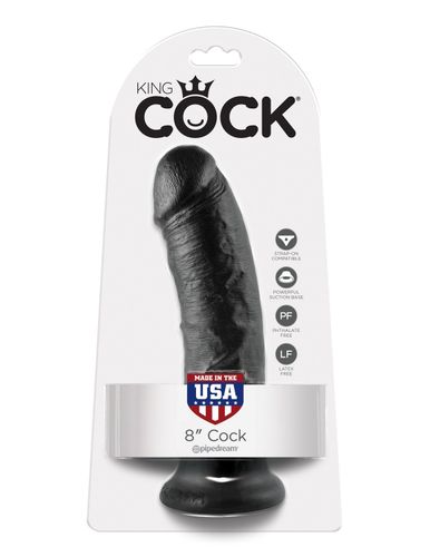 king cock 8" cock black na Arena.pl