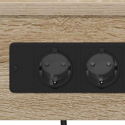 Nocna szafka z stacją ładującą dąb sonoma 41 x 31 x 51 cm na Arena.pl