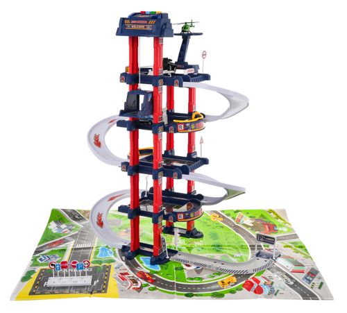 Duży Parking Interaktywny Garaż Dla Dzieci 3+ Elektryczna Winda + Mata Pod na Arena.pl