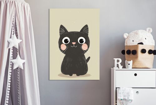 Obraz 40x60cm Wzory dla Dzieci, Dziewczynki i Chłopca - Kotek na Arena.pl