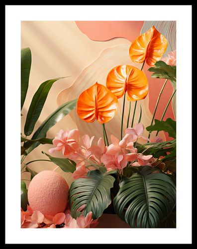 Plakat 30x40cm Pomarańczowy Raj na Arena.pl