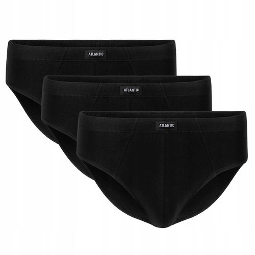 Klasyczne slipy ATLANTIC 100% bawełna 3BMP-006 Komfort i Styl w jednym L na Arena.pl