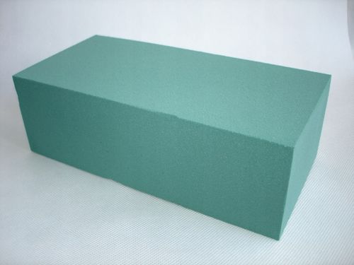 Gąbka mokra florystyczna cegła pianka zielona 20 sztuk ! na Arena.pl