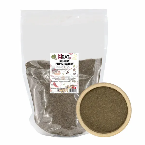 Pieprz czarny mielony 1kg zdjęcie 1