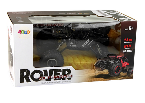 Pojazd RC Rover 1:16 Auto Czarne Zdalnie Sterowane Na Pilot na Arena.pl