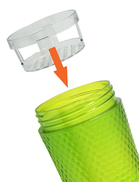 Kubek, Bidon, butelka z sitkiem i uchwytem PROMIS TMB-45 poj. 0,45l - niebieski zdjęcie 4