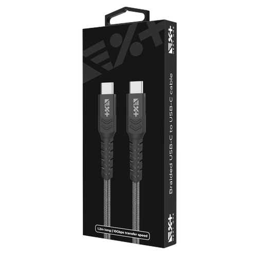 NEXT ONE Kabel Braided USB-C / USB-C 1,2 m space gray na Arena.pl