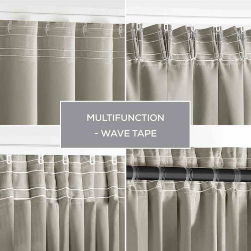 CURT/AH/BLACKOUT/PLEAT/L.BEIGE/140X245/1PC na Arena.pl