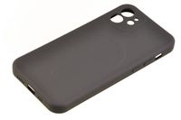 Etui Mercury Goospery MagSafe Silicone do Apple iPhone 12 czarny