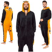Piżama damska męska szop pracz prezent kigurumi onesie wygodny strój dres M