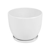 DONICZKA CERAMICZNA BARYŁKA 4 Biały 22x17 cm